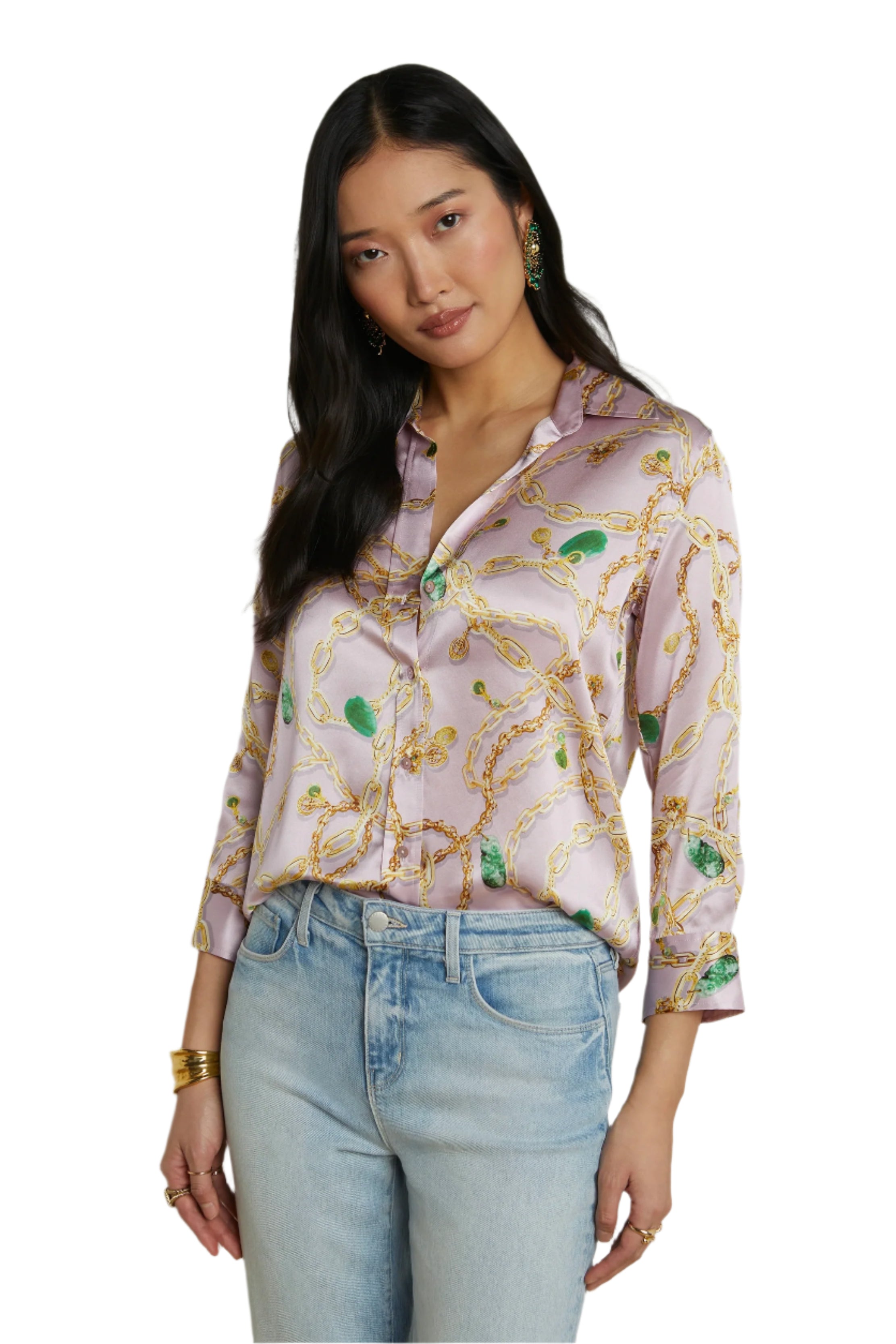 DANI 3/4 SLV BLOUSE (40126JCJ)
sassanova