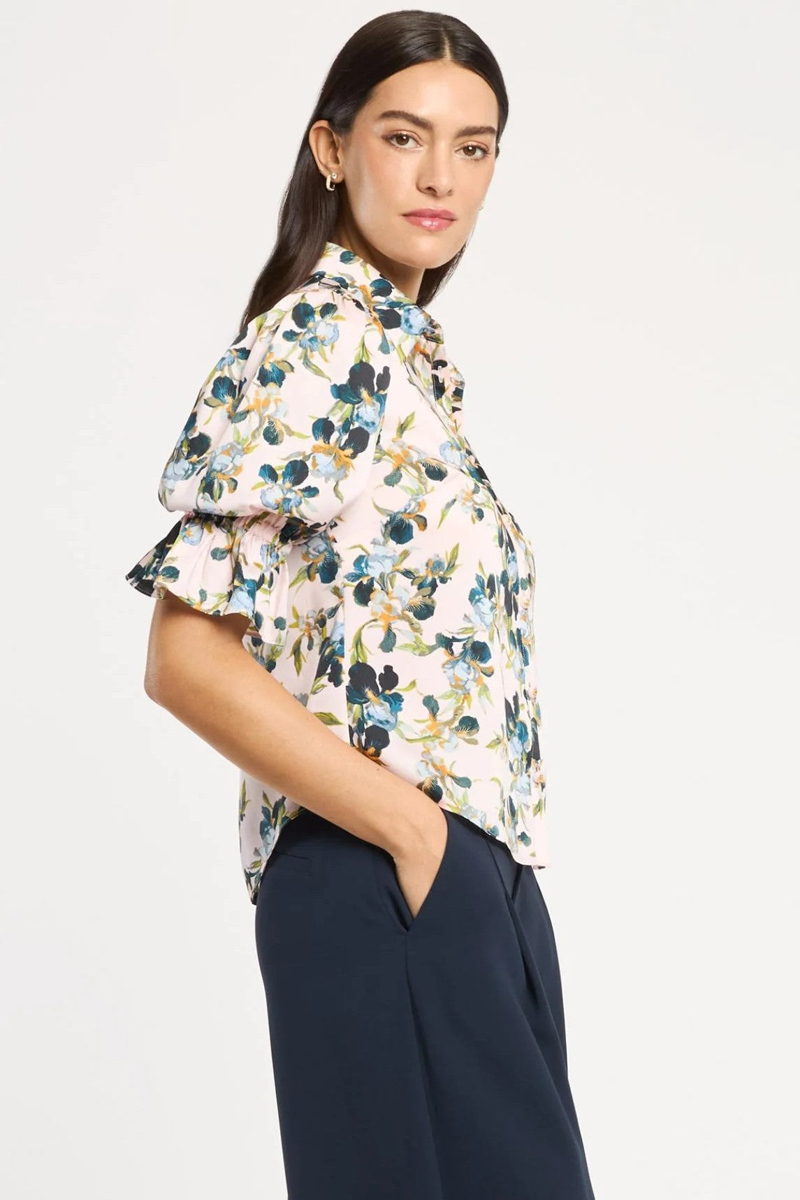 TRAILING IRIS FIONA TOP - Blouses - Sassanova