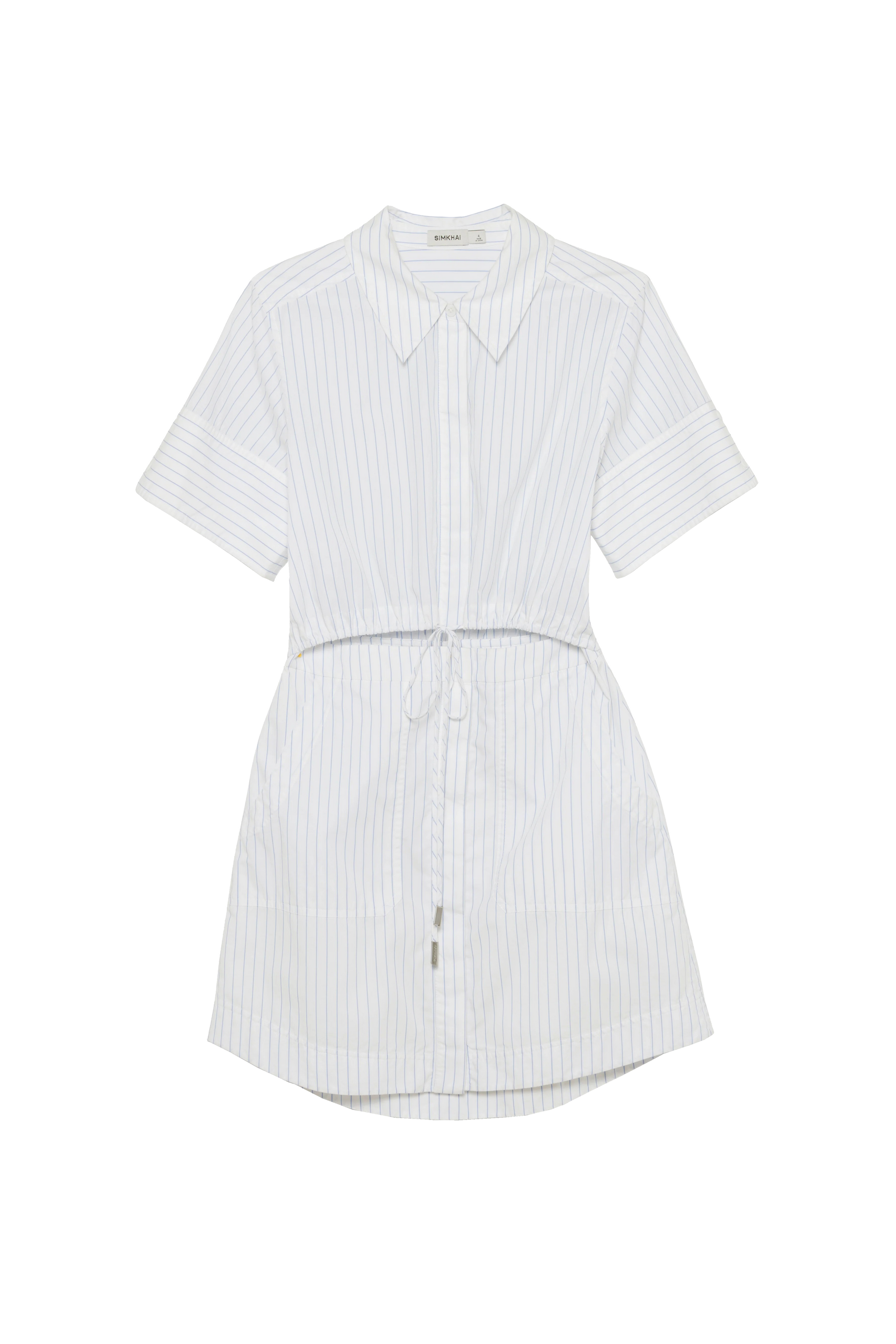 MARCY COTTON MINI SHIRT DRESS