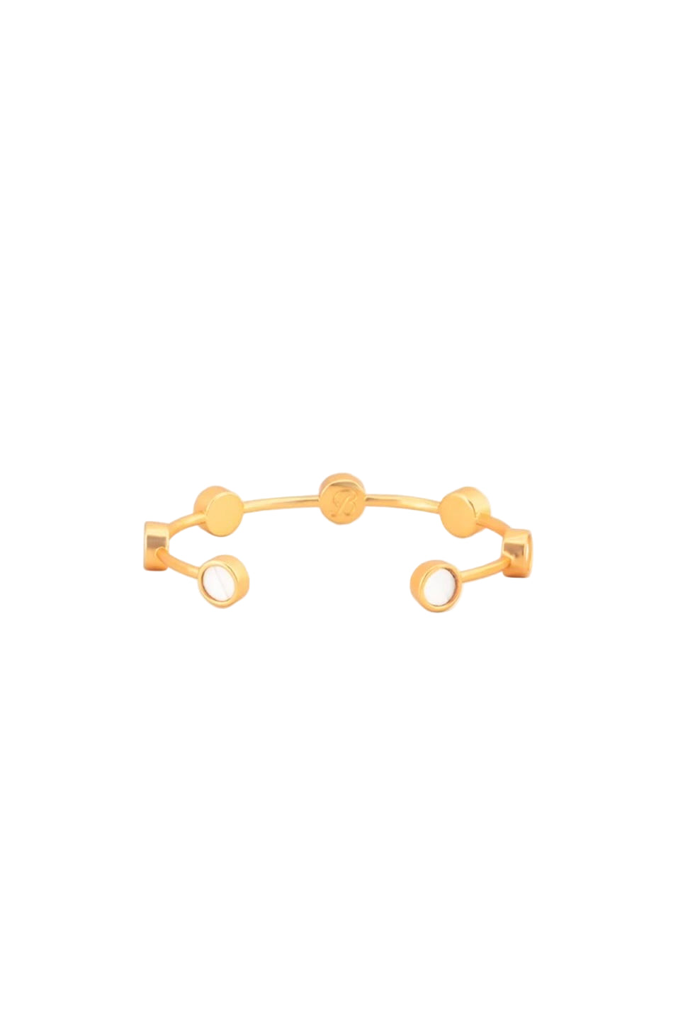 PEORIA MULTI BEZEL CUFF - Bracelets - Sassanova