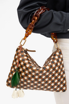 FLAT CLUTCH MEDIUM WOVEN DIAGONAL - Handbags - Sassanova