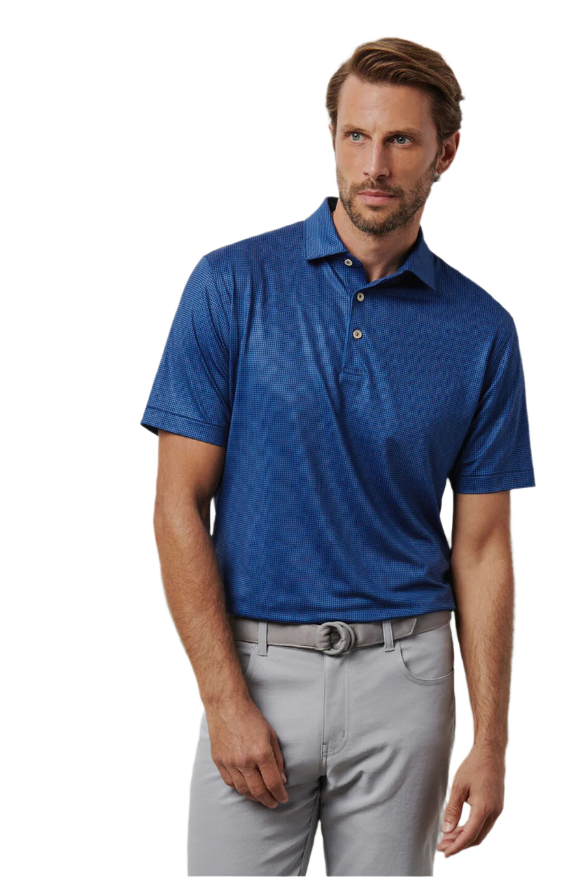 GINGHAM PERFORMANCE POLO
novaman