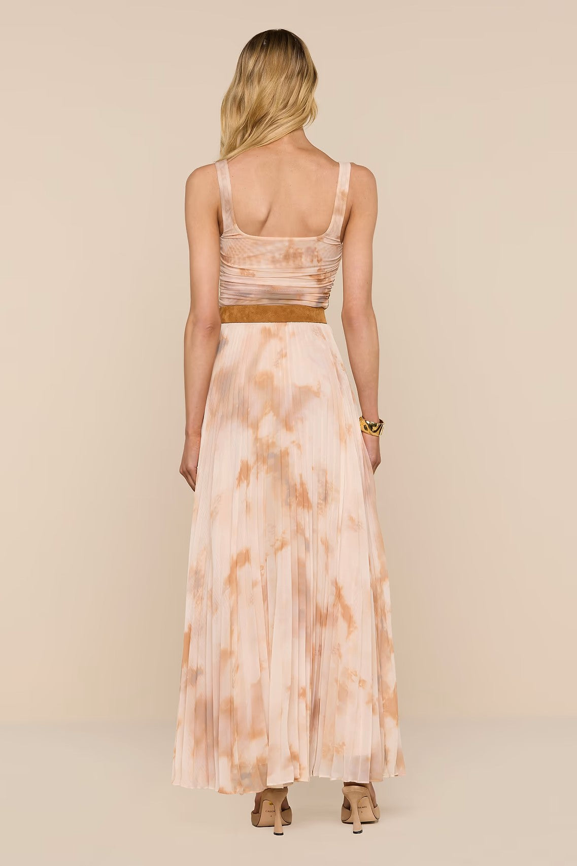 TORIN PLEATED MAXI SKIRT - Skirts - Sassanova