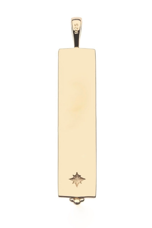 FOREVER ECLIPSE MOP DOG TAG- ADJ DELICATE CHAIN - Necklaces - Sassanova