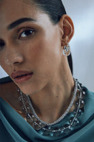 MINI ORGANIC HOOPS SILVER - Earrings - Sassanova