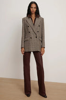 Rhys dickey jacket in black multi houndstooth-sassanova