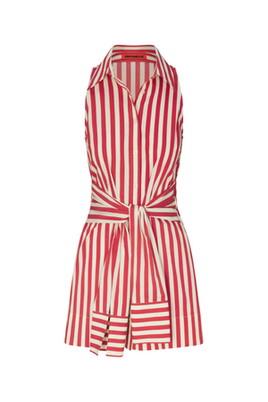 INNA SLEEVELESS POPLIN MINI DRESS