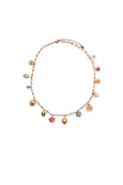 GRIGRI CHAIN SHORT NECKLACE- MULTICOLOR - Necklaces - Sassanova