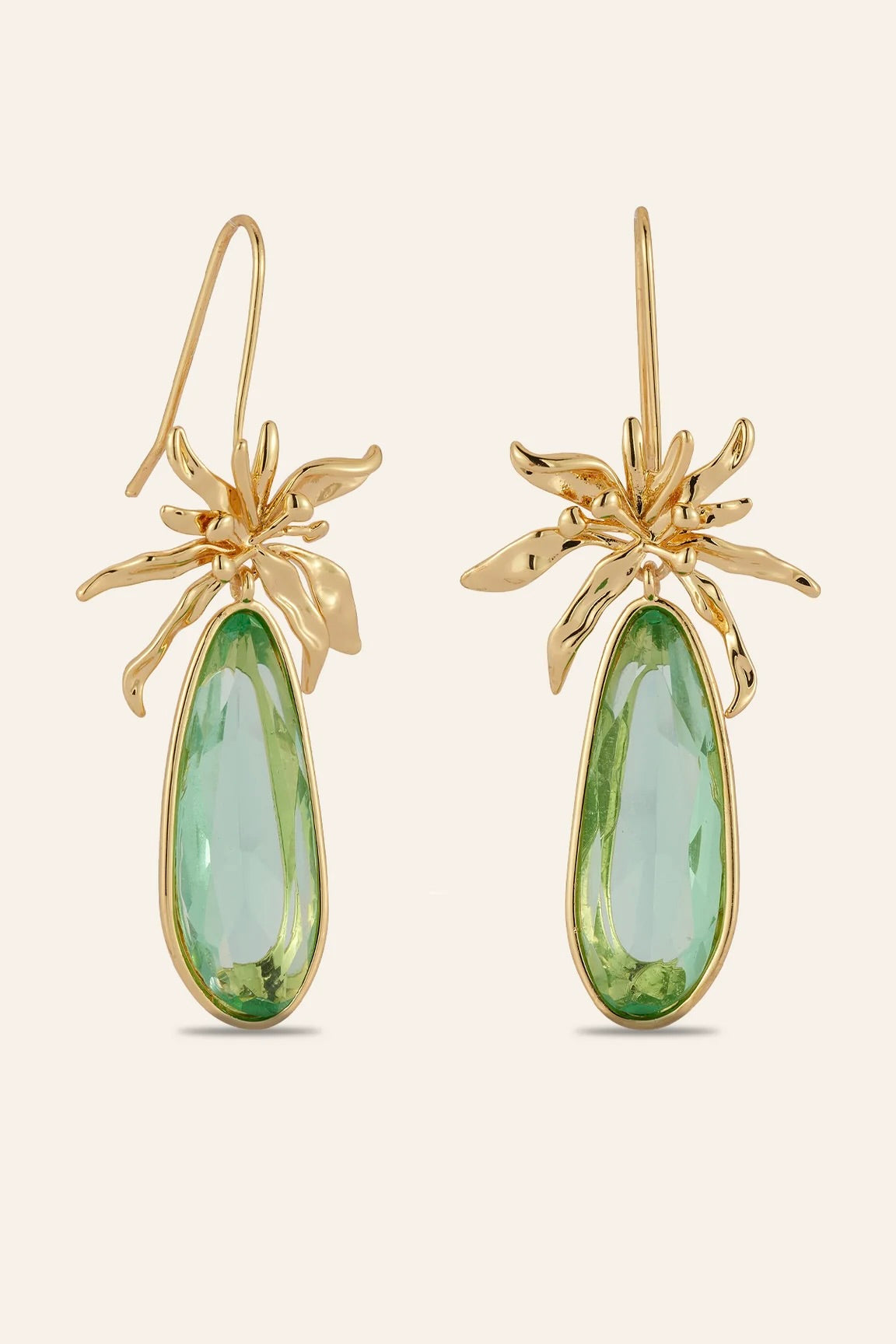 TEO EARRINGS- GREEN
sassanova