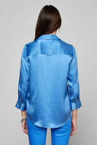 DANI 3/4 SLV SOLID BLOUSE - Blouses - Sassanova