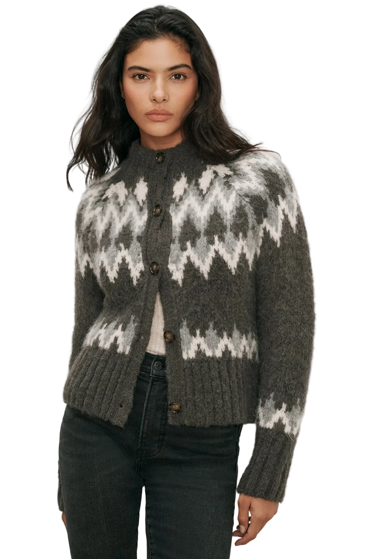 CHRISTINA FAIRISLE CARDIGAN Sassanova