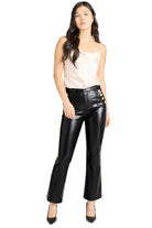 VEGAN LEATHER CROPPED SUZETTE PANT
sassanova