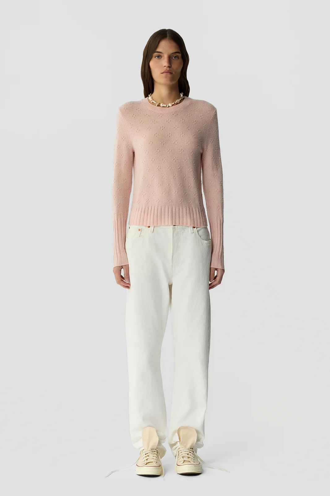 COMPASS SHRUNKEN CREW - Sweaters - Sassanova