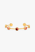 BRITTANY MULTI BEZEL CUFF - Bracelets - Sassanova