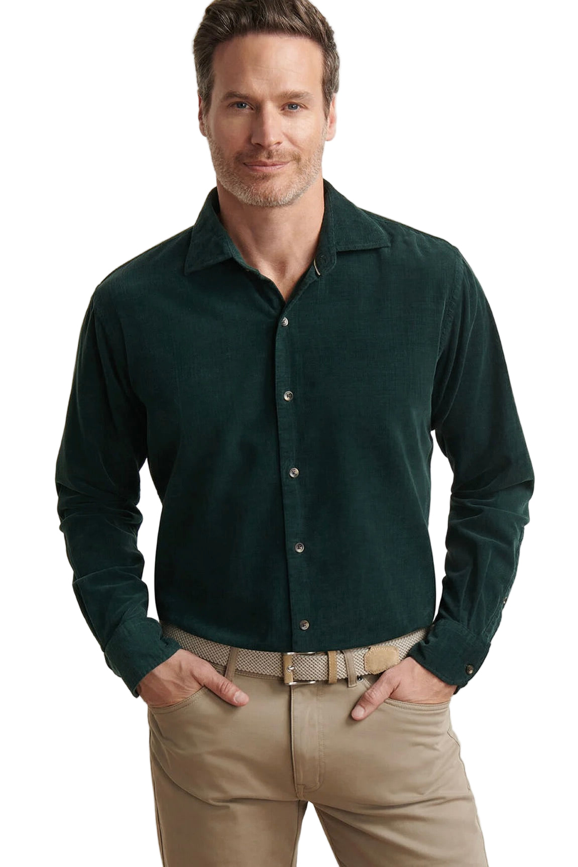 ASPEN COTTON CASHMERE  CORDUROY SPORT SHIRT
novaman