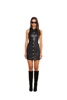APOLLINE COLLAR RACER DRESS Sassanova