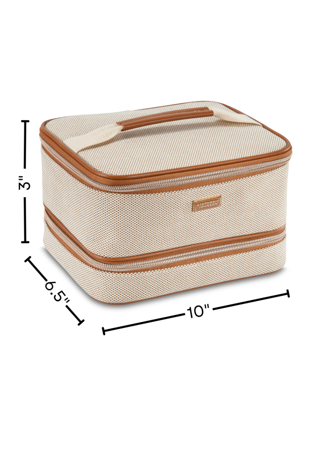 TROPEA IVORY JENNY TRAIN CASE - sassanova