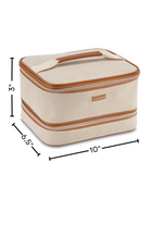 TROPEA IVORY JENNY TRAIN CASE - sassanova