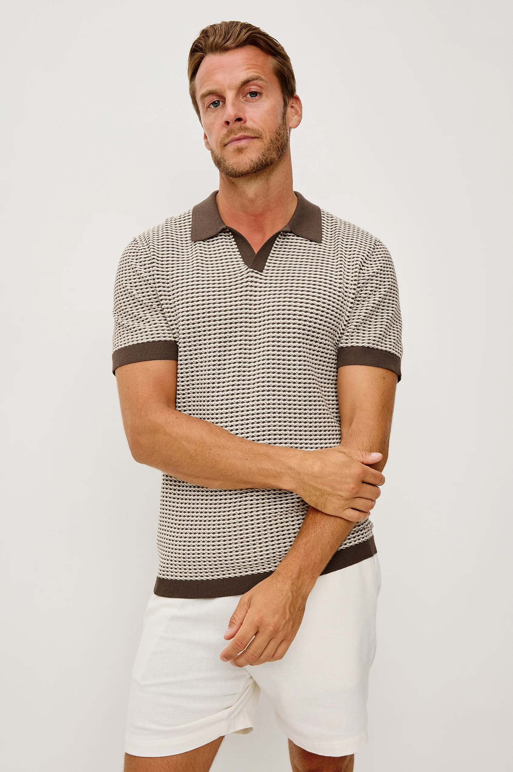 HAYDEN SHORT SLEEVE POLO - Polos - Novaman