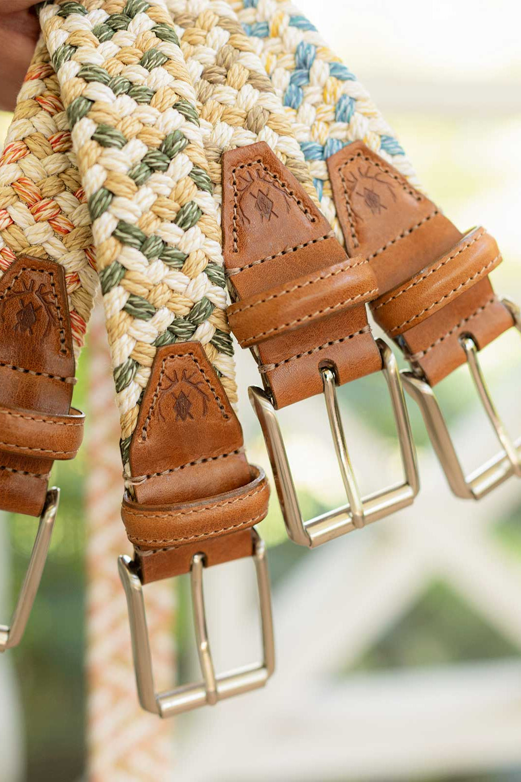 BRAIDED ITALIAN COMO BELT - Belts - Novaman