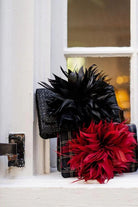 COCO FEATHER CLUTCH - Sassanova