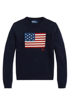 FLAG LONG SLEEVE PULLOVER - Sweaters - Sassanova