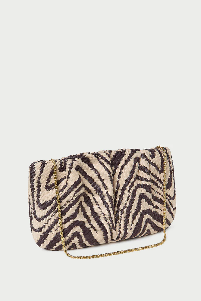 SERENA GATHERED CLUTCH - Handbags - Sassanova