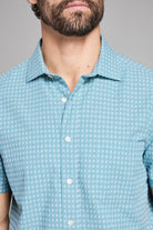 CHECK DOBBY SPORT SHIRT - Short Sleeved Shirts - Novaman