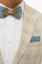 DENNERY POCKET SQUARE BLUE - Ties and Pocket Squares - Novaman