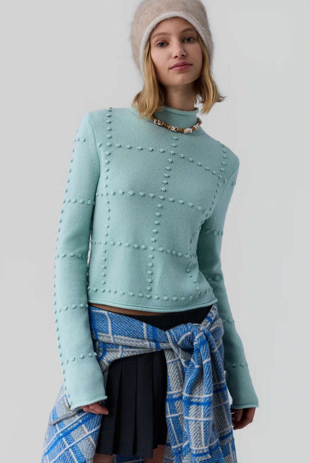 POPCORN TOP IN CASHMERE BLEND - Sweaters - Sassanova