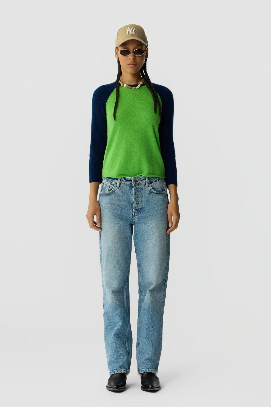 BASEBALL TEE SWEATER - Sweaters - Sassanova
