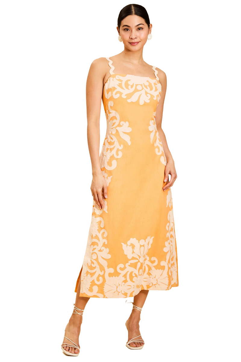 SAMMY EMBROIDERED MIDI DRESS – Sassanova / Nova Man