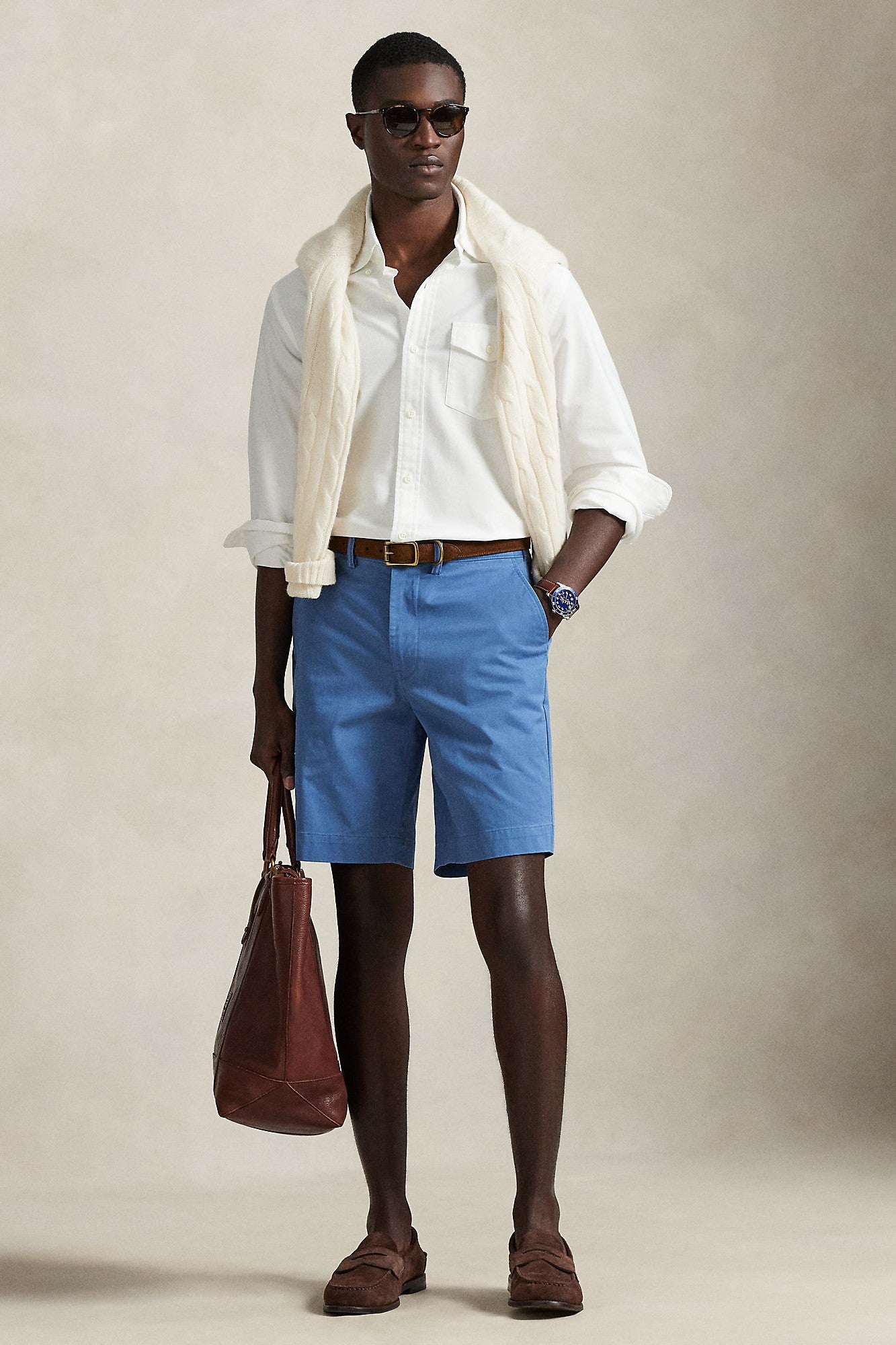 BEDFORD TWILL SHORT - Shorts - Novaman