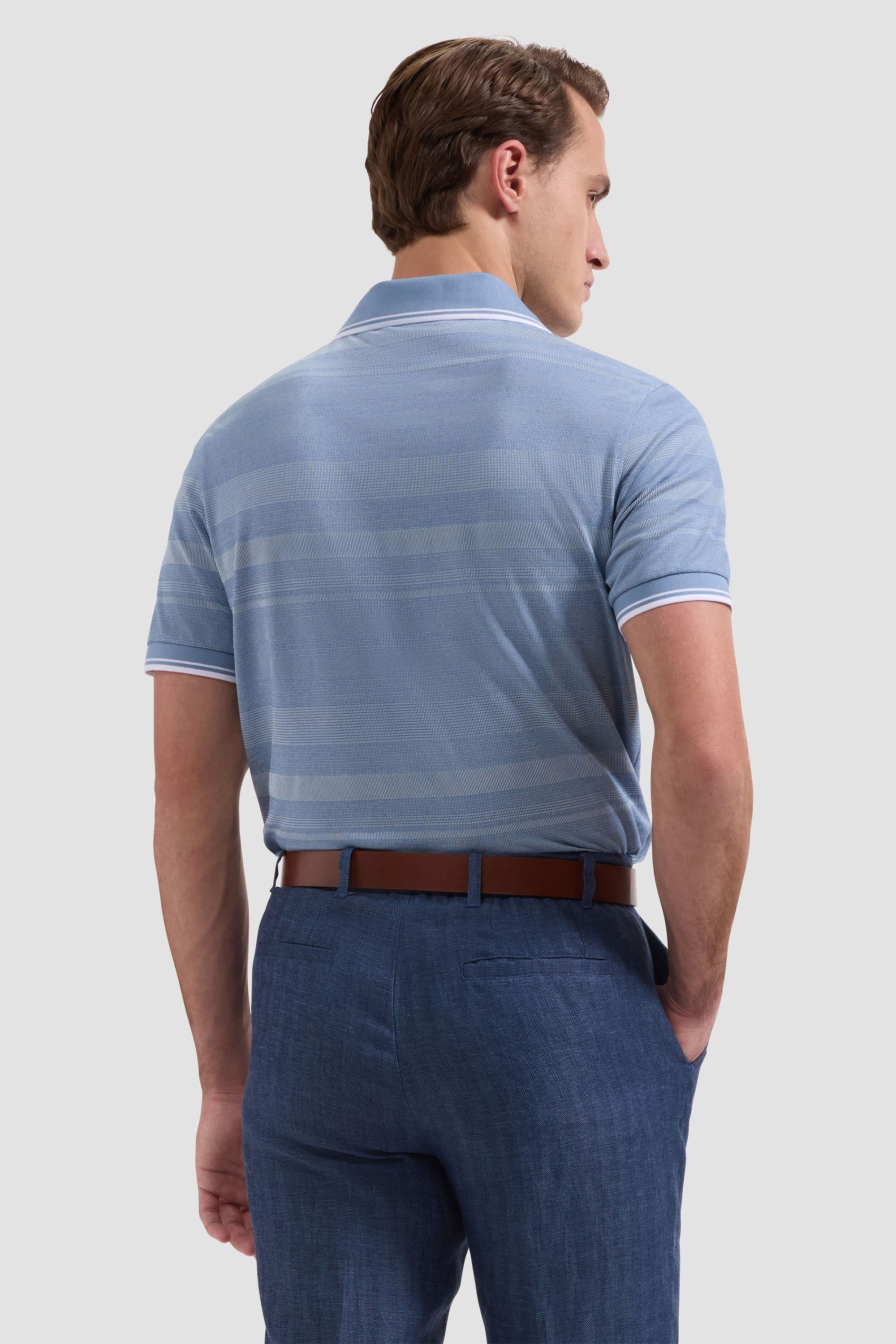 SHORT SLEEVE JOHNNY COLLAR POLO - Polos - Novaman