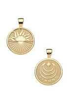 STRONG OVER HORIZON SMALL COIN- SATELLITE CHAIN - Necklaces - Sassanova