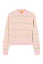 COLLEGIATE STRIPE POLO - Sweaters - Sassanova