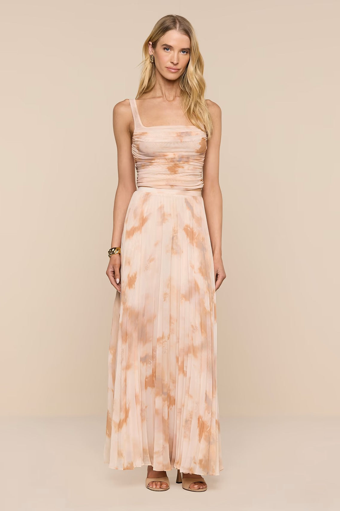 TORIN PLEATED MAXI SKIRT - Skirts - Sassanova
