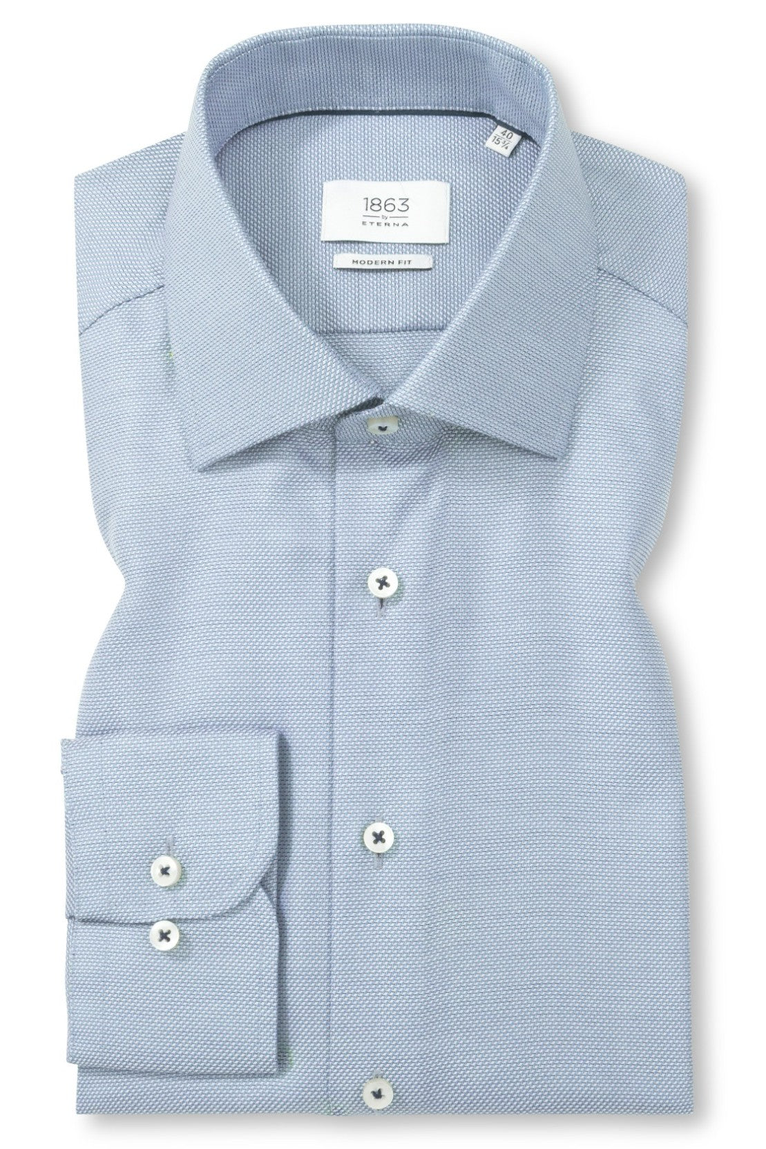 STRUCTURED TWILL W/KENT COLLAR - novaman
