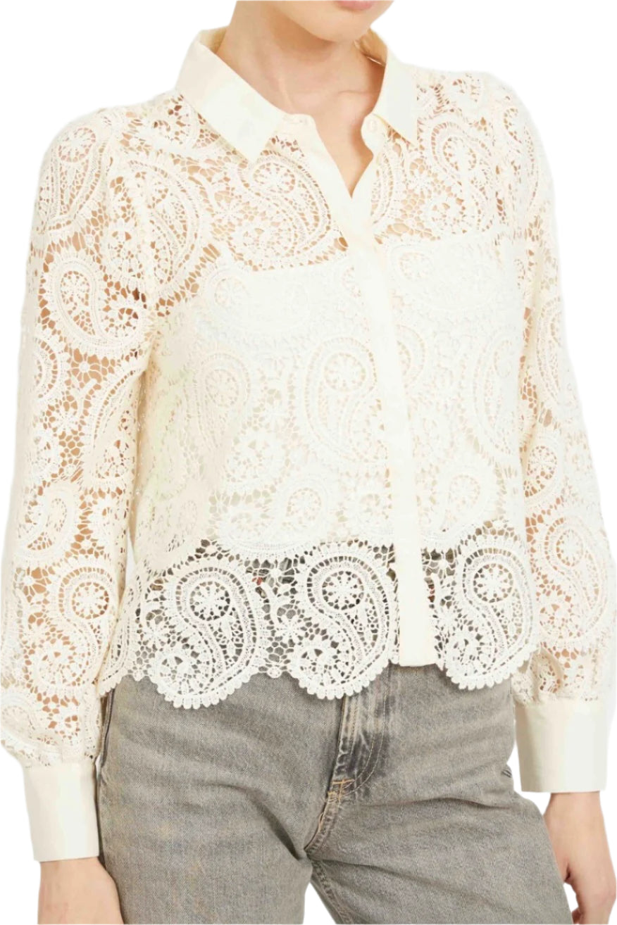 EMMIE PAISLEY LACE TOP
sassanova