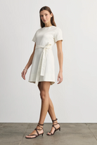 SHORT ELLA DENIM DRESS - Dresses - Sassanova