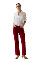 KENDALL FLARE FIVE POCKET VELVET JEAN Sassanova