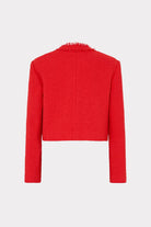 SERENA BOUCLE V NECK JACKET - Jackets - Sassanova