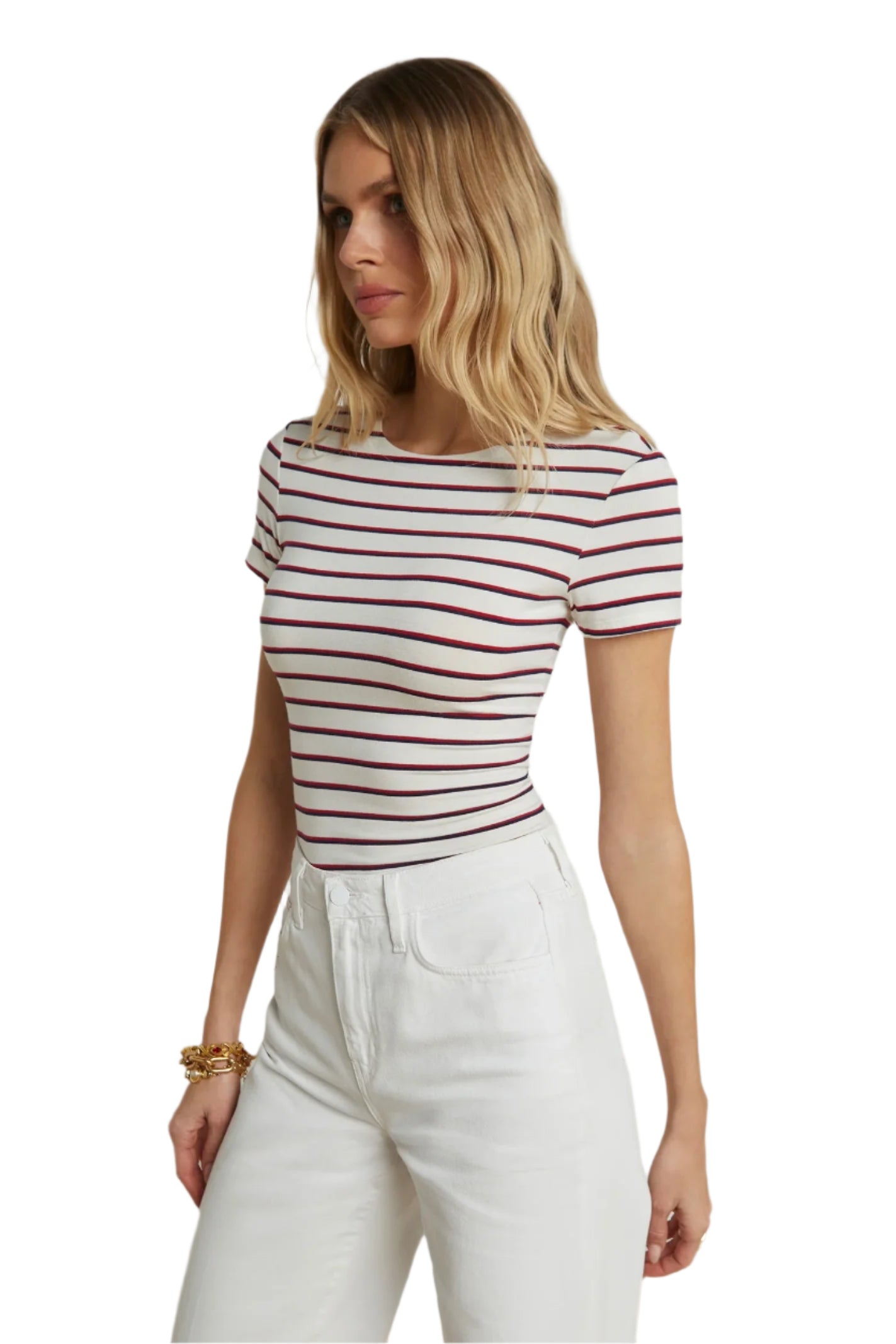 RESSI SS STRIPE TEE
sassanova