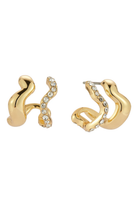 ALVA EARRINGS- GOLD/CLEAR Sassanova
