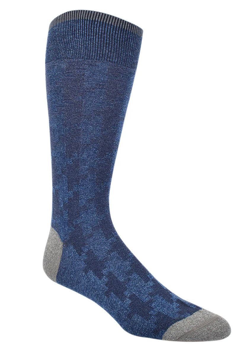 SOLID HOUNDSTOOTH SOCK BLUE OS
novaman