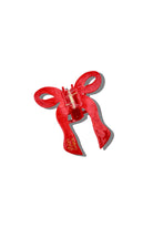 HAND PAINTED RED BOW HAIR CLAW CLIP - Keychains - Sassanova