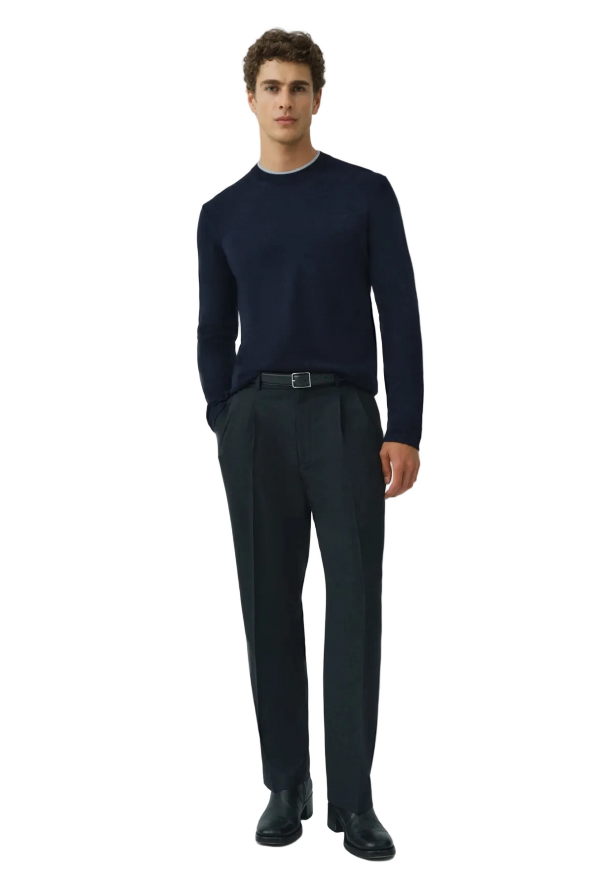 NOVAMAN - BARRETT DOUBLE LAYER CREW NECK Sassanova Novaman