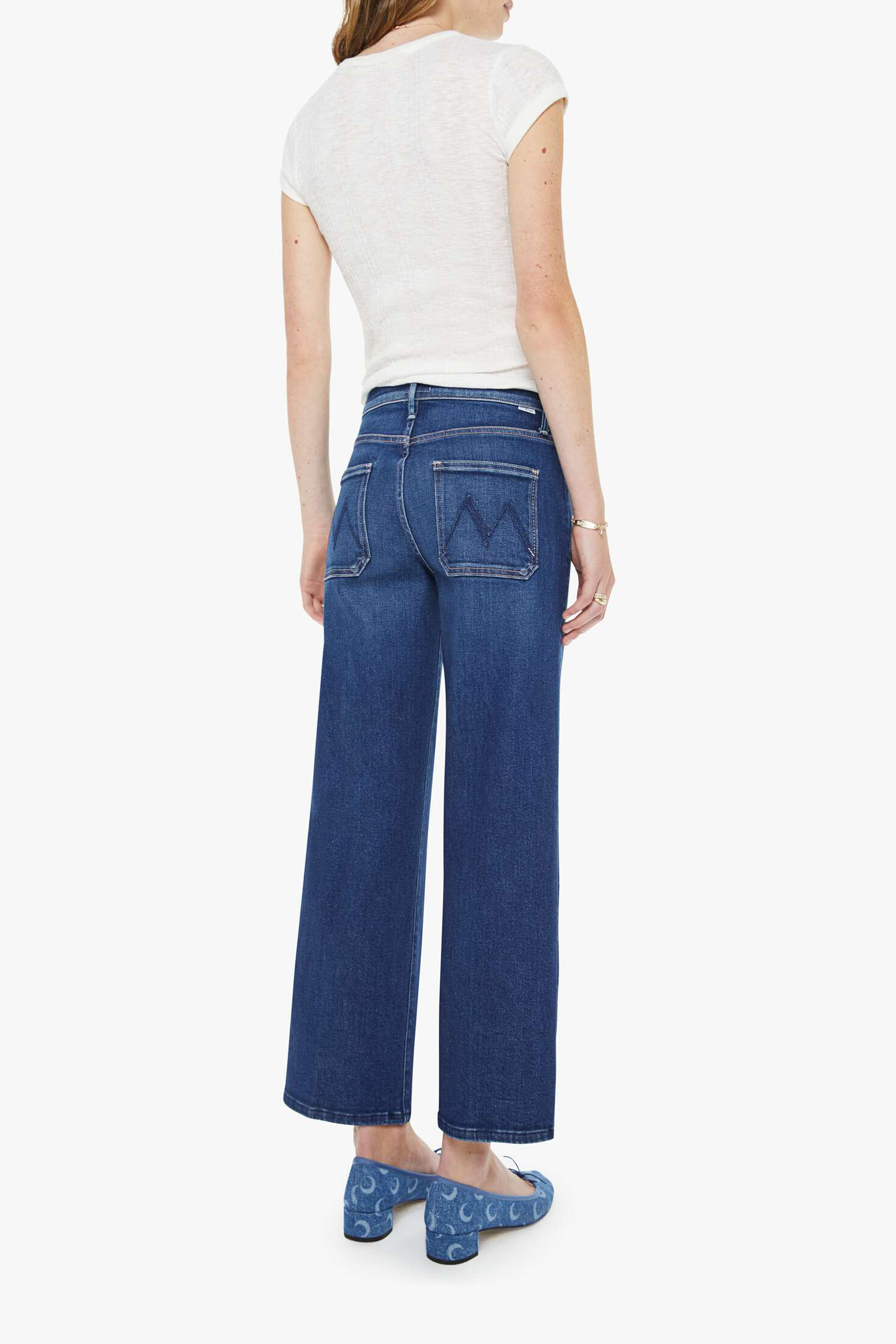 PATCH POCKET MID RISE MAVEN ANKLE - Jeans - Sassanova
