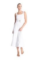 LILIANA DENIM MIDI DRESS