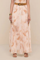 TORIN PLEATED MAXI SKIRT - Skirts - Sassanova